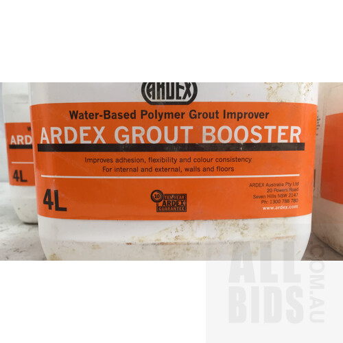 Ardex Grout Booster 4L - Lot Of Six