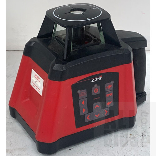 CPI 6V CPI-400R Self-Leveling Rotary Laser With Toolbox and Accessories
