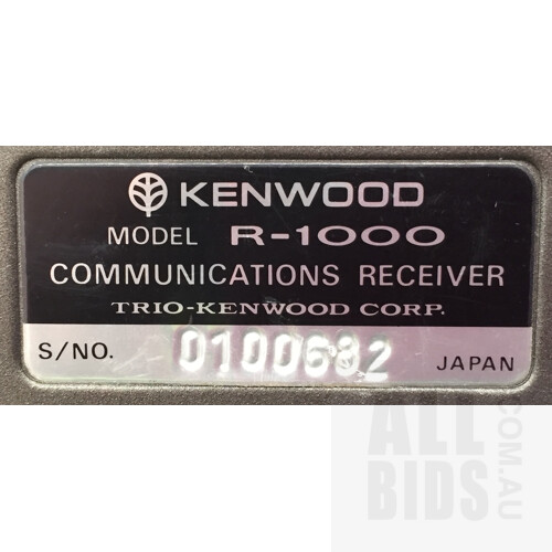 Kenwood R-1000 Communications Receiver