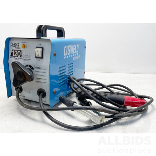 Cigweld Weldskill 120 Turbo Welding Machine Inc. Helmet JSN300