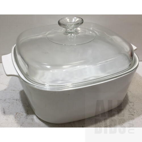 Plain White Corningware