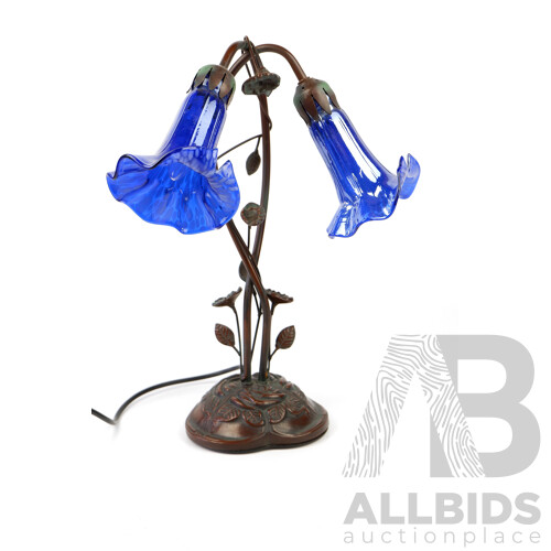 Vintage Tiffany Style Lily Lamp