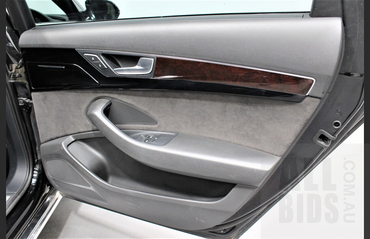 4/2013 Audi A8 L 3.0 TDi Quattro 4H MY12 4d Sedan Black 3.0L Turbo Diesel