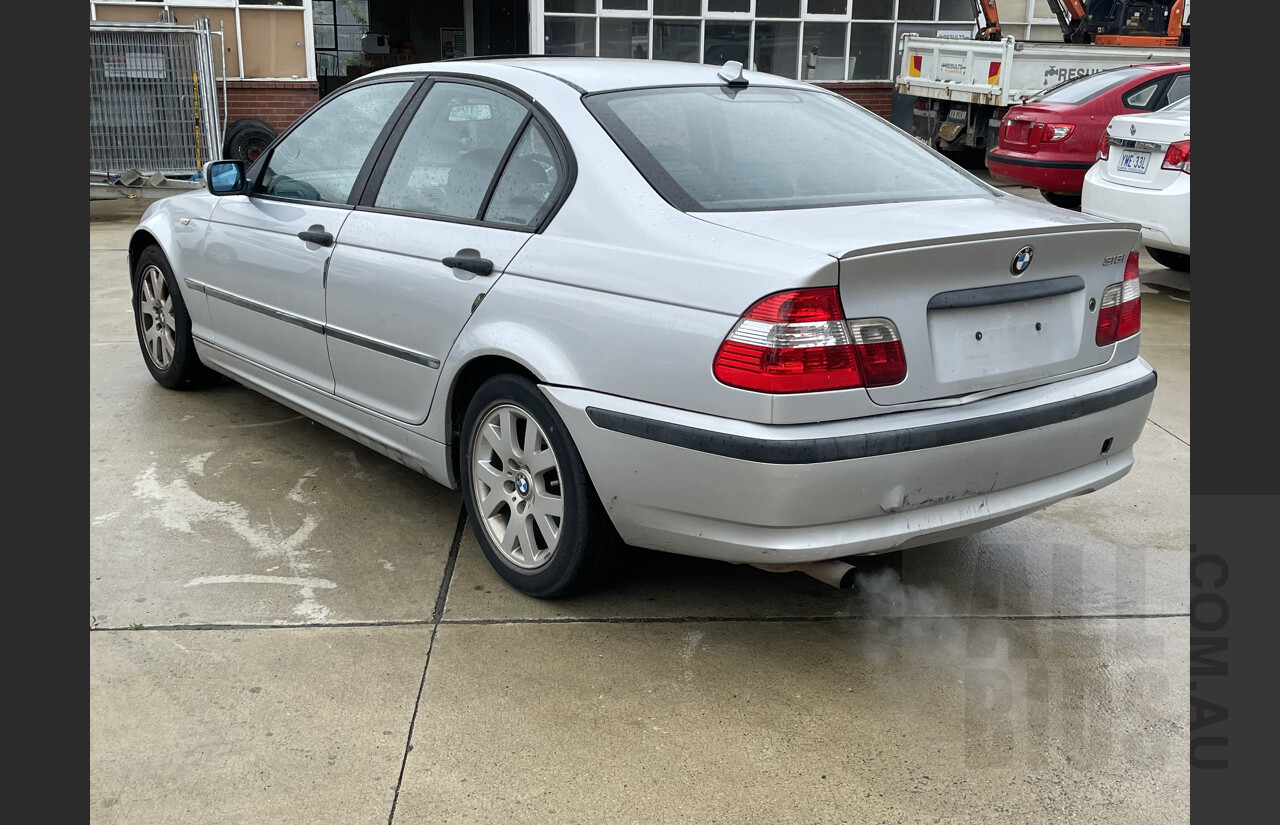 4/2003 Bmw 318i Executive E46 4d Sedan Silver 2.0L