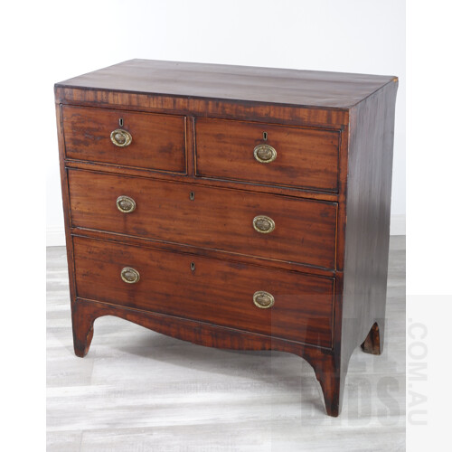 George III Mahogany Chest of Drawers, Early to Mid 19th Century