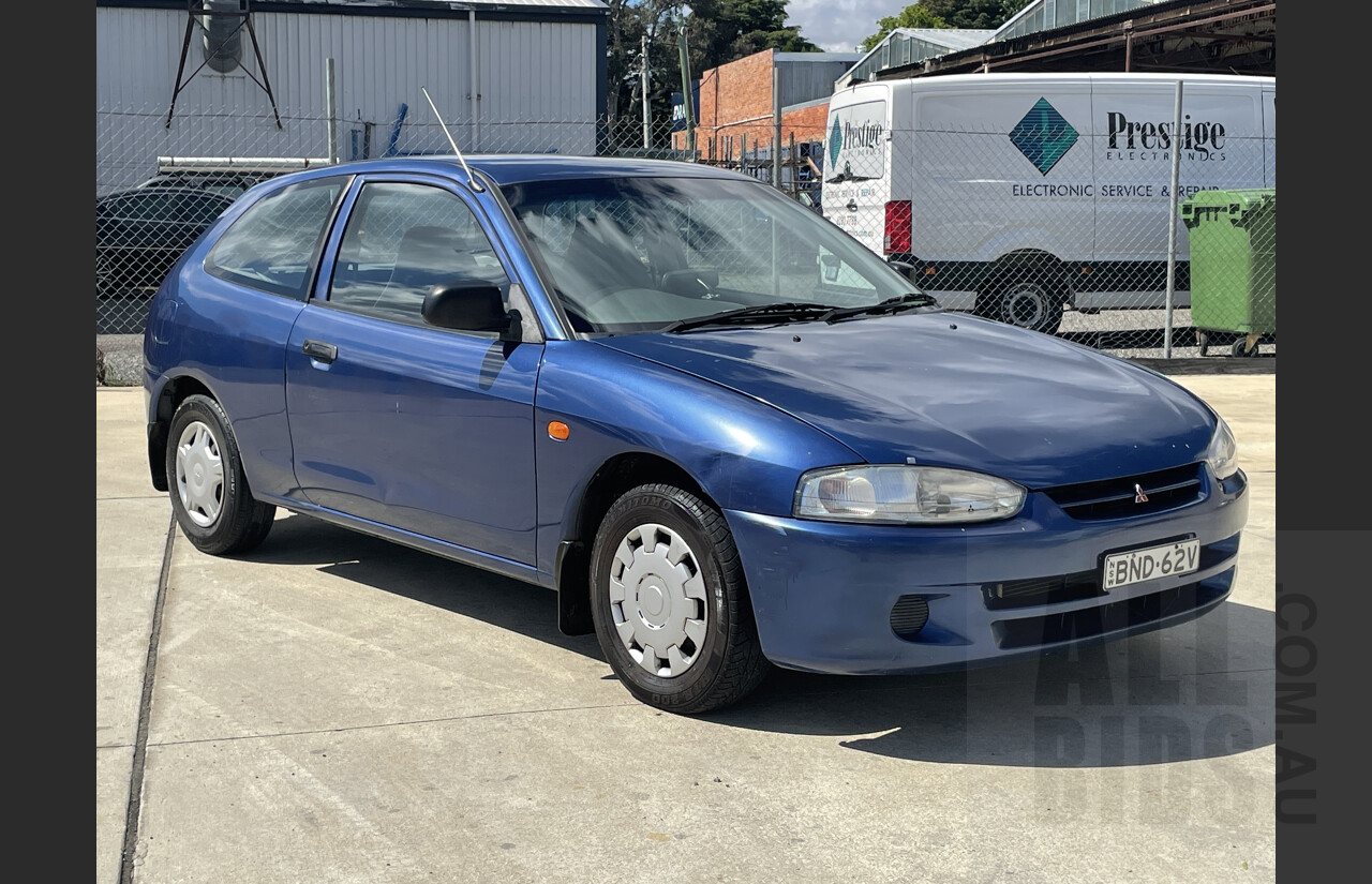 6/2000 Mitsubishi Mirage  CE 3d Hatchback Blue 1.5L