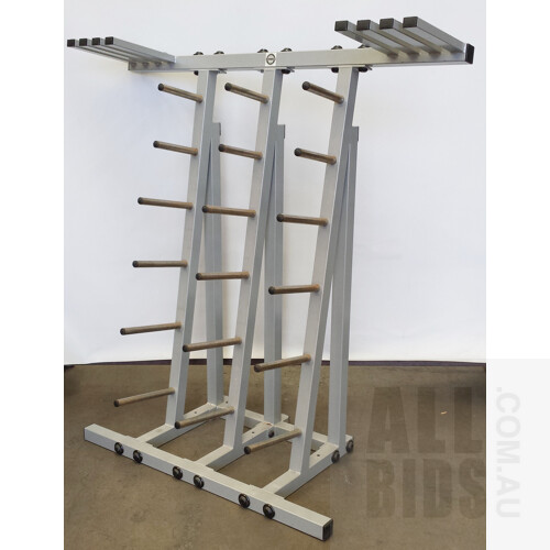 Australian Barbell Company Barbell and Free Weights Storage Rack