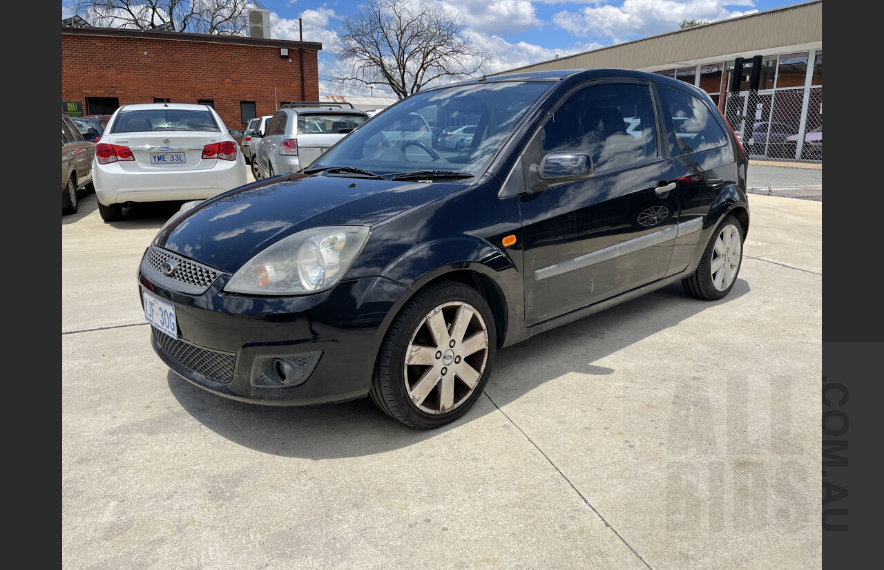 1/2007 Ford Fiesta Zetec WQ 3d Hatchback Black 1.6L