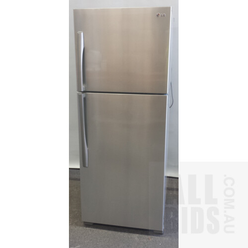 LG GN-422FS 422Litre Stainless Steel Fridge/Freezer