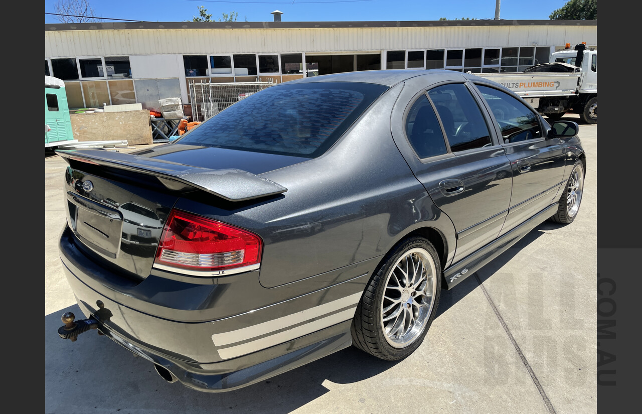 8/2006 Ford Falcon XR6 BF 4d Sedan Grey 4.0L