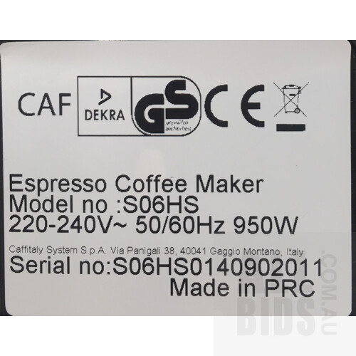 Caffitaly S06HS Coffee Pod Machine