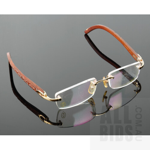 Clear Glasses Marked Cartier 140b 2902583