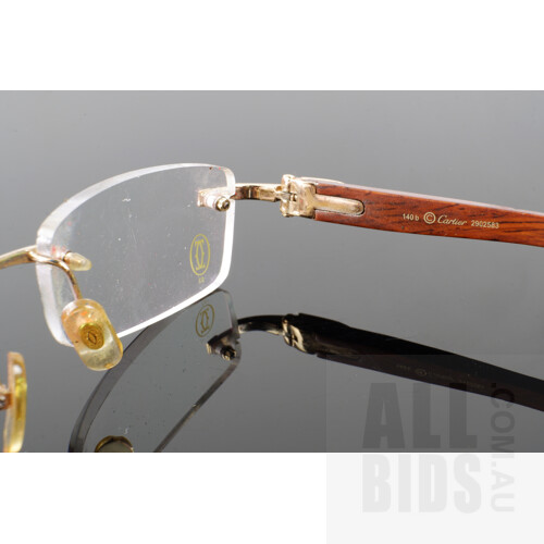 Clear Glasses Marked Cartier 140b 2902583