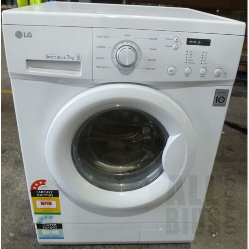 Second hand LG 7kg Front Load Washing Machine WD1200D