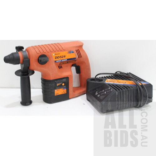 Ramset Dyna Drill 524 Cordless 24 Volt NiCd Rotary Hammer Drill