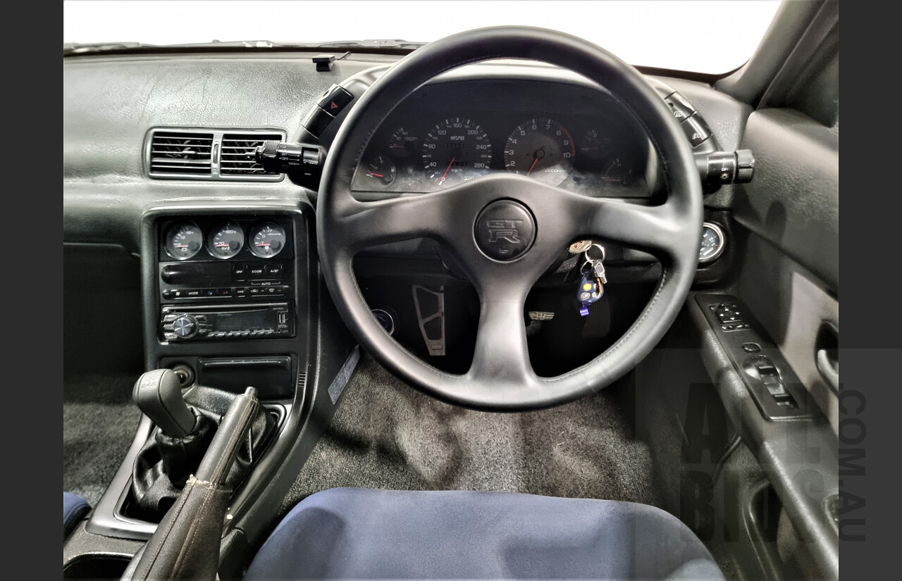 12/1990 Nissan Skyline R32 GT-R Series 1 2d Coupe KH2 Gun Grey Metallic 2.6L Twin Turbo