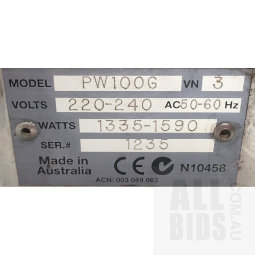 Roband PW100G Curved Top Pie And Food Warmer
