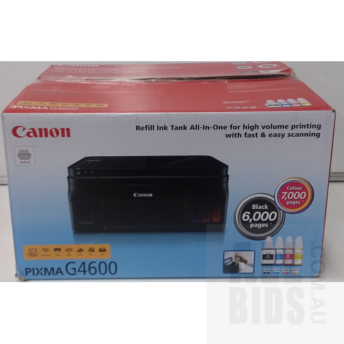 Canon Pixma G4600 Colour Inkjet Printer