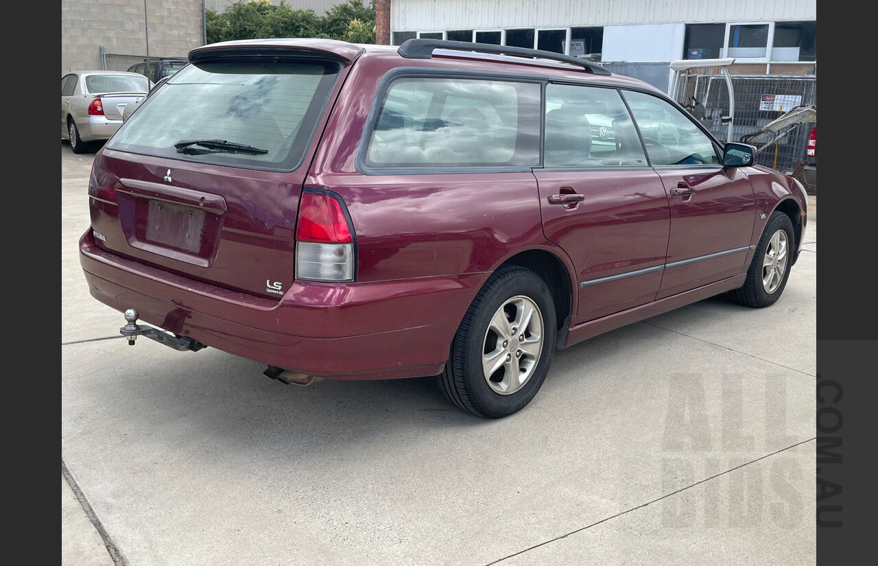 10/2004 Mitsubishi Magna LS TW SERIES II 4d Wagon Red 3.5L