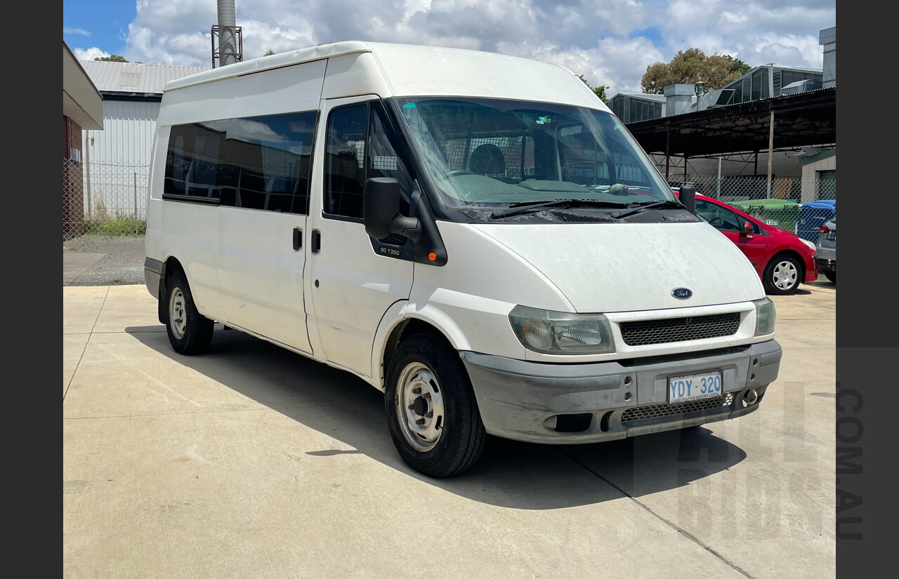 9/2001 Ford Transit VH Van White 2.4L