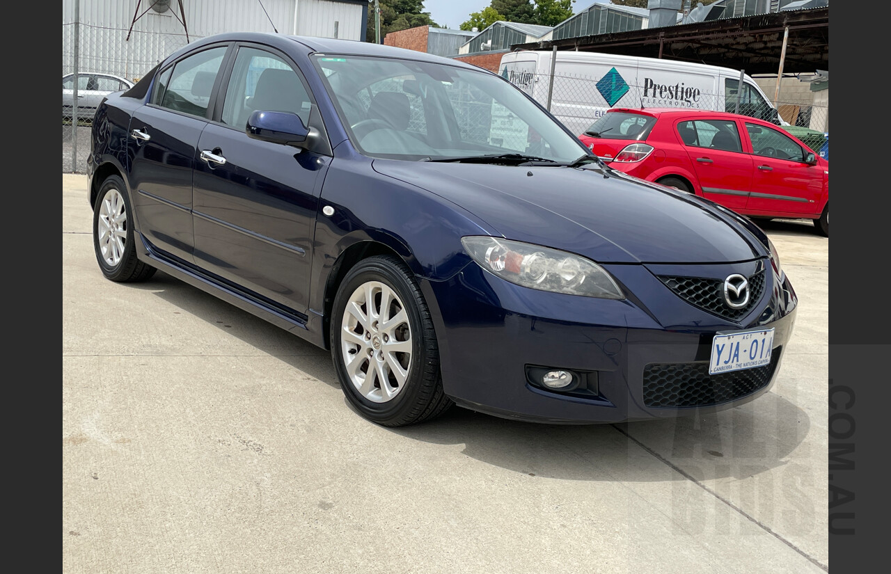 2/2009 Mazda Mazda3 MAXX Sport BK MY08 4d Sedan Blue 2.0L