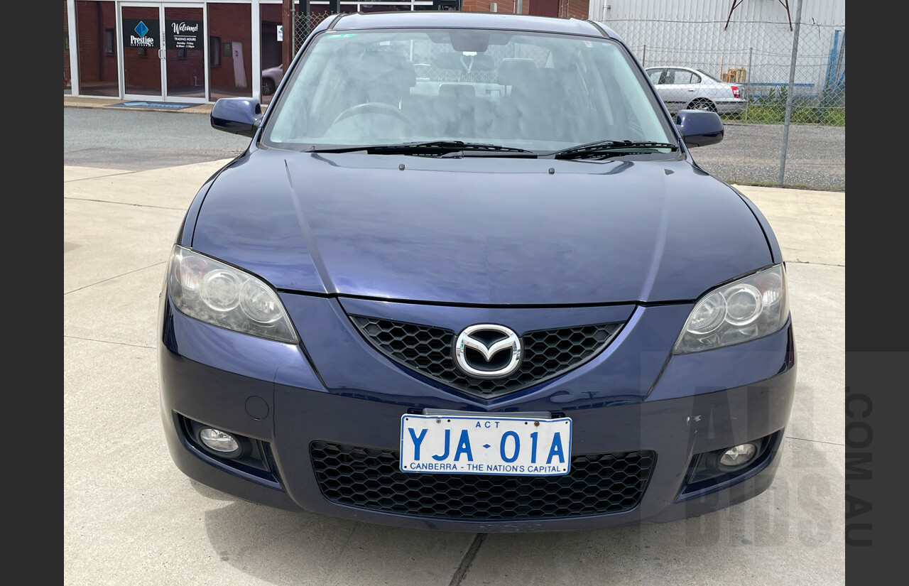 2/2009 Mazda Mazda3 MAXX Sport BK MY08 4d Sedan Blue 2.0L