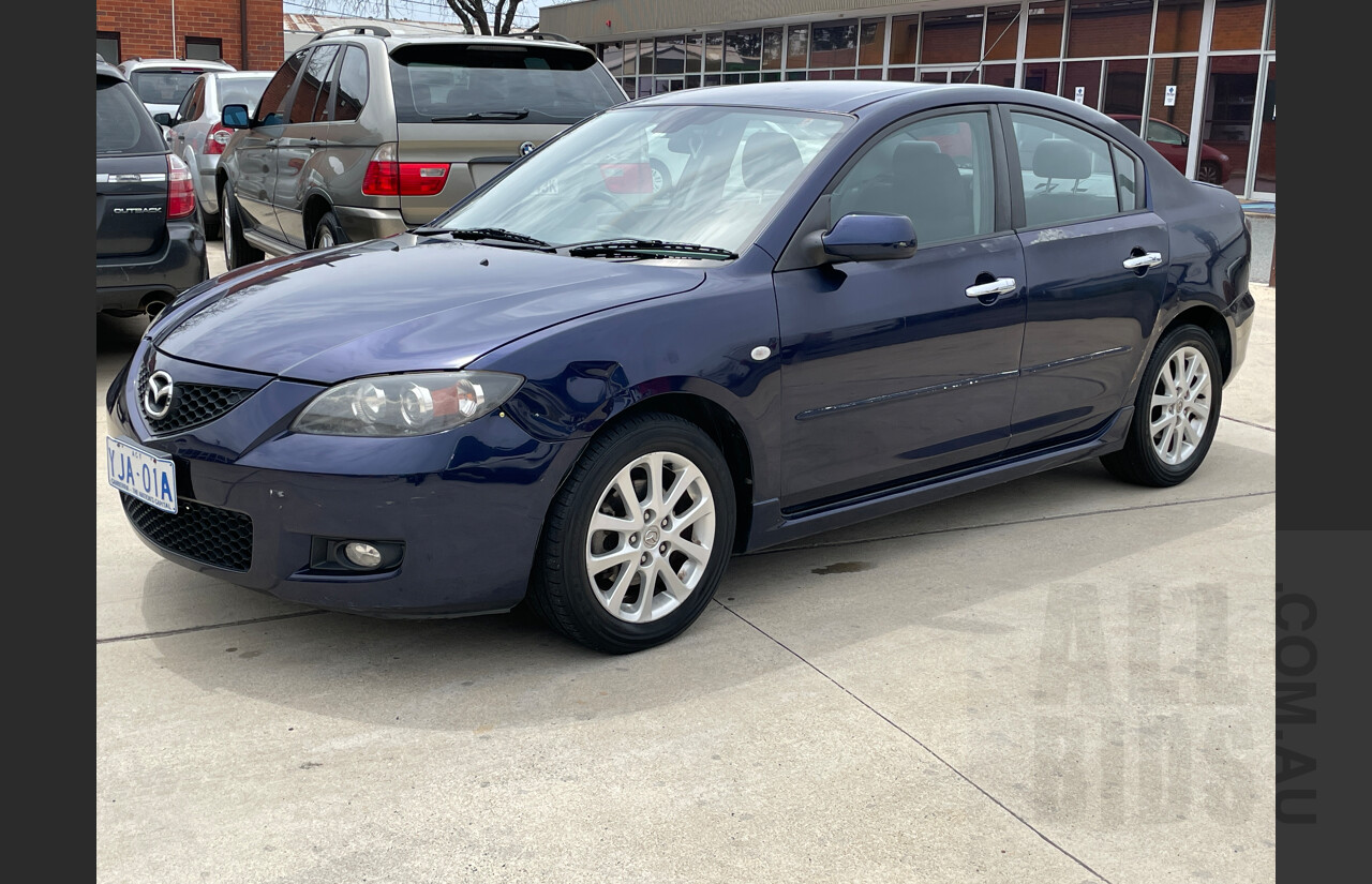 2/2009 Mazda Mazda3 MAXX Sport BK MY08 4d Sedan Blue 2.0L