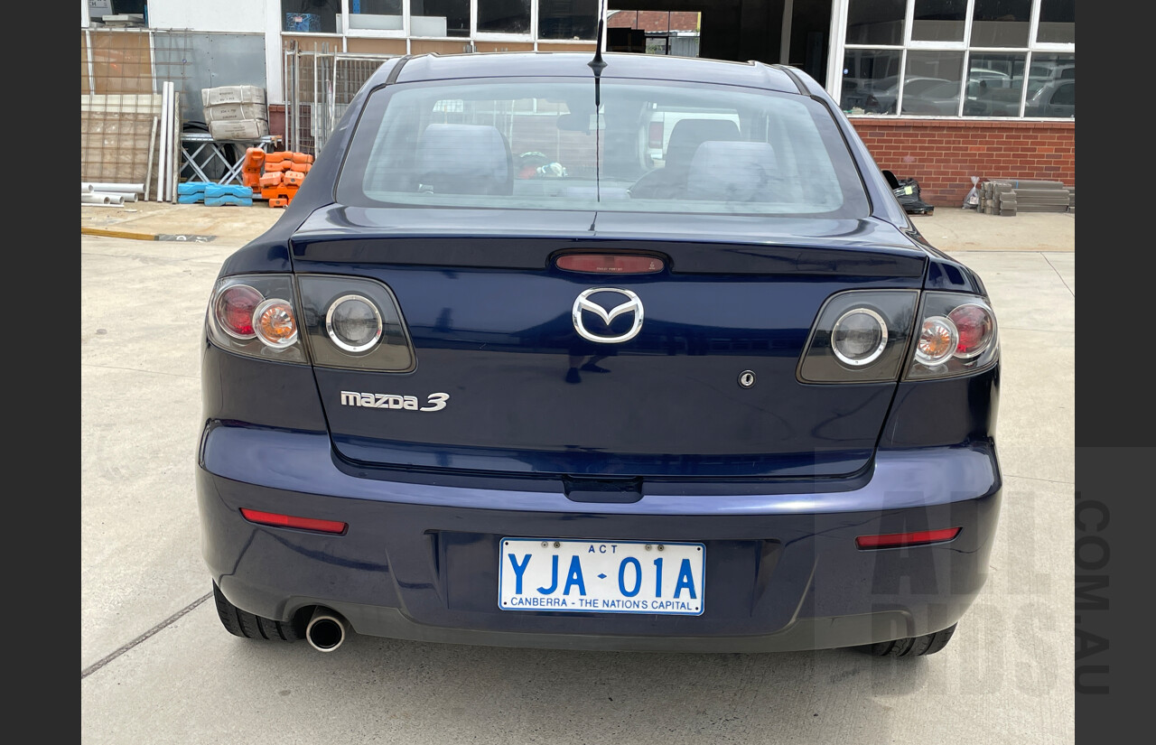 2/2009 Mazda Mazda3 MAXX Sport BK MY08 4d Sedan Blue 2.0L