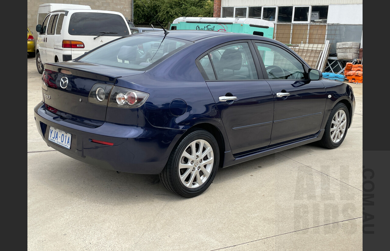 2/2009 Mazda Mazda3 MAXX Sport BK MY08 4d Sedan Blue 2.0L