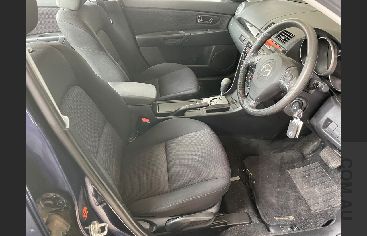 2/2009 Mazda Mazda3 MAXX Sport BK MY08 4d Sedan Blue 2.0L