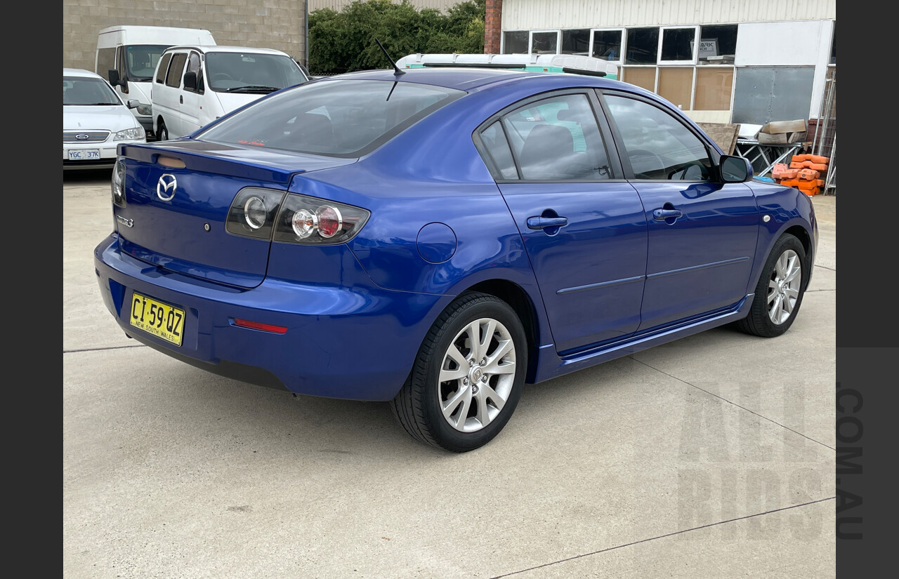 11/2006 Mazda Mazda3 MAXX Sport BK MY06 UPGRADE 4d Sedan Blue 2.0L