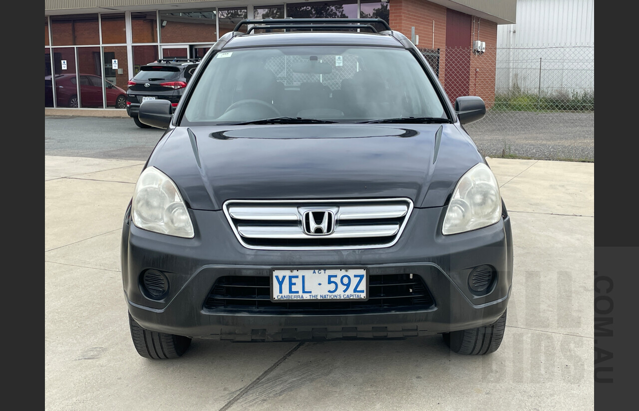 6/2006 Honda CRV (4x4) Extra  4d Wagon Black 2.4L