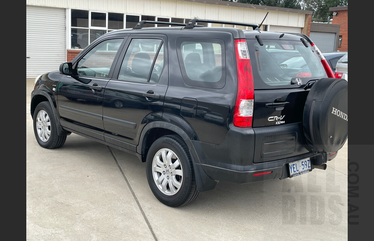 6/2006 Honda CRV (4x4) Extra  4d Wagon Black 2.4L