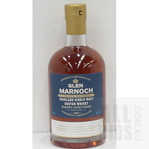 700ml Bottle of Glen Marnoch Highland Single Malt Scotch Whiskey - New