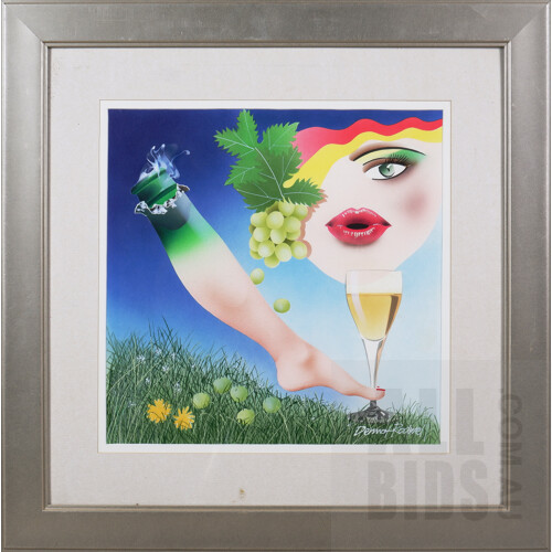Dermot Rodwell, Going My Way, Mixed Media, Image Size 34 by 34cm