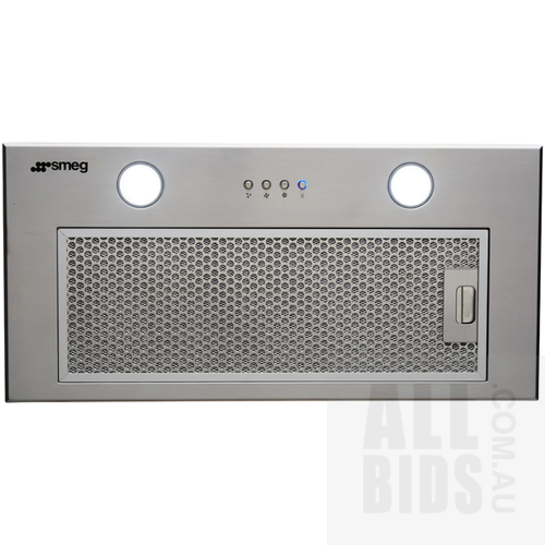 Smeg 60cm Under Cupboard Rangehood(PUM601X) - Brand New  - ORP $550.00