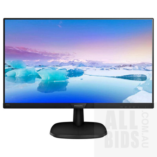 Philips 223V7Q V Line 22 Inch(54.6cm) Full HD LED Monitor  - Brand New - RRP $229.00
