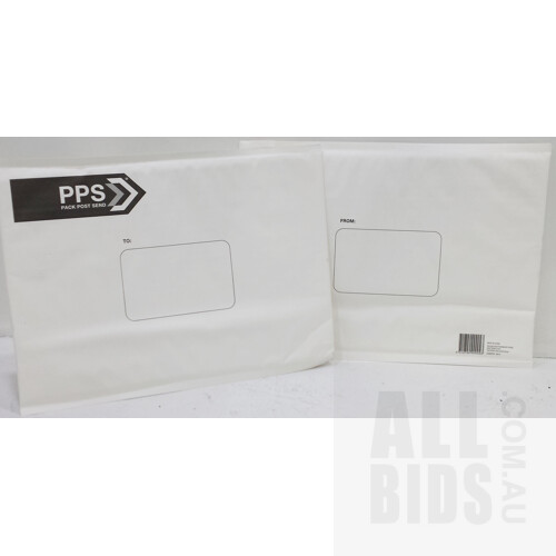 PPS Bubble Mailer Size 5(265 x 380mm)  - Lot of 200 - Brand New - RRP $170.00