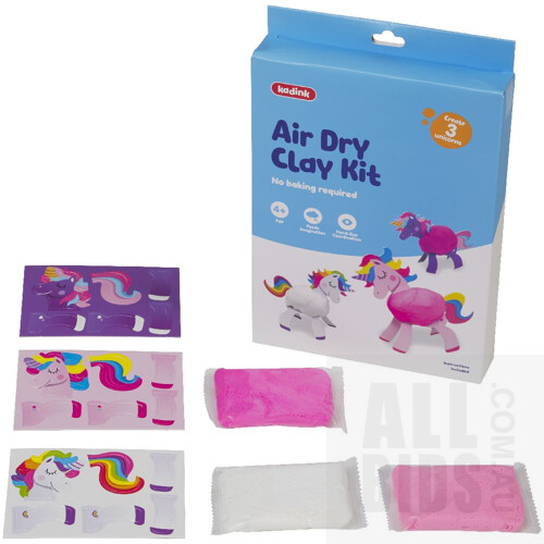 Kadink Air Dry Clay Kits(Unicorn) - Lot of 90 - Brand New - RRP $620.00