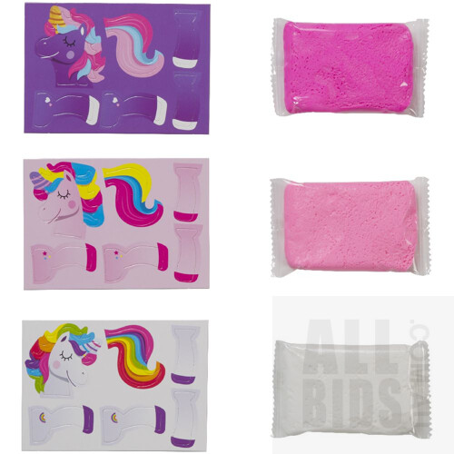 Kadink Air Dry Clay Kits(Unicorn) - Lot of 90 - Brand New - RRP $620.00