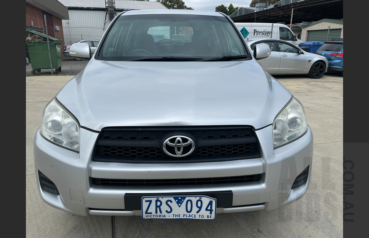 10/2009 Toyota Rav4 CV ACA33R 4d Wagon Silver 2.4L