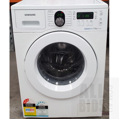 Samsung Bubblewash 7.5 Kg Front Loader Washing Machine