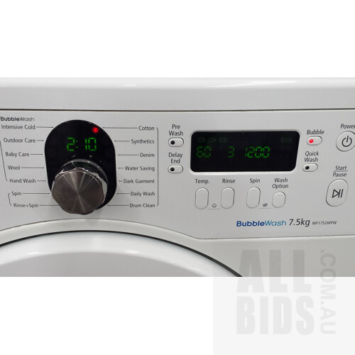 Samsung Bubblewash 7.5 Kg Front Loader Washing Machine