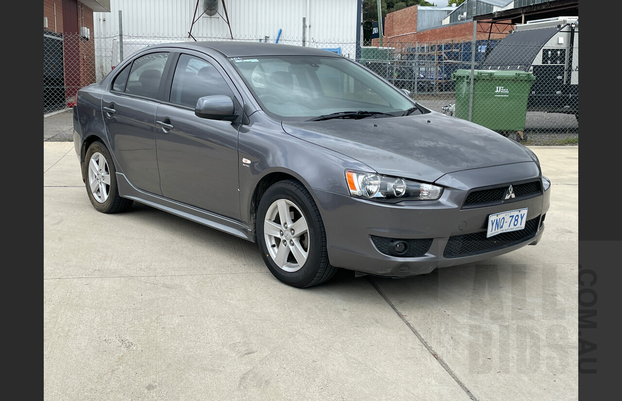 12/2007 Mitsubishi Lancer VR CJ 4d Sedan Grey 2.0L