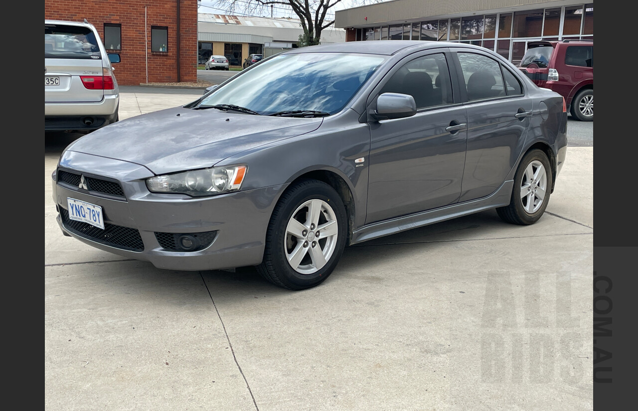 12/2007 Mitsubishi Lancer VR CJ 4d Sedan Grey 2.0L