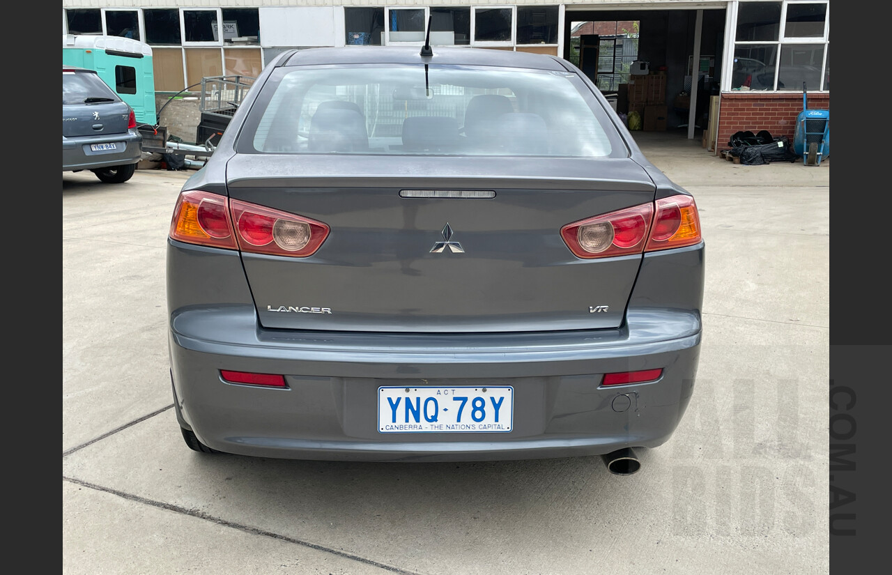 12/2007 Mitsubishi Lancer VR CJ 4d Sedan Grey 2.0L