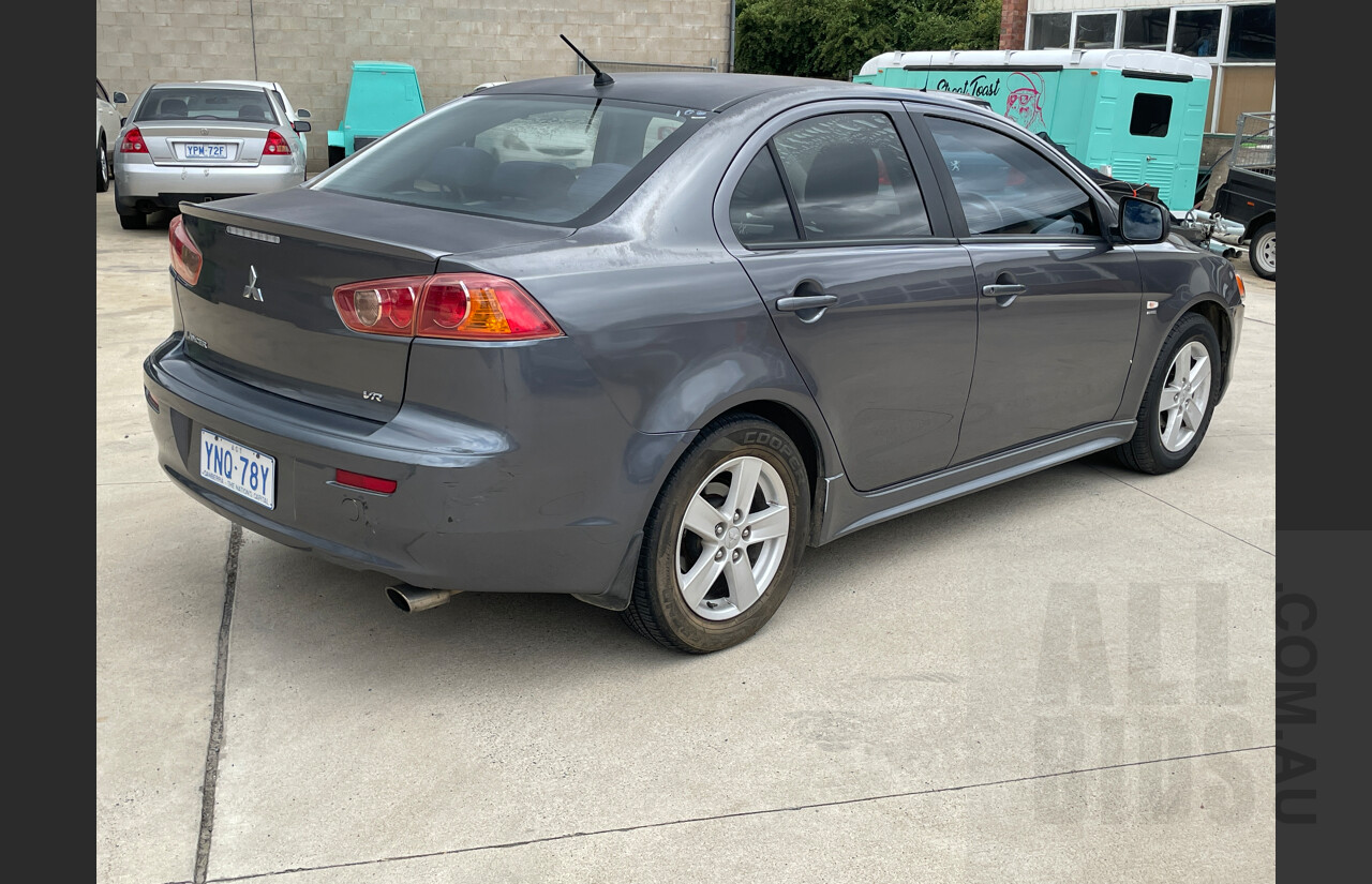 12/2007 Mitsubishi Lancer VR CJ 4d Sedan Grey 2.0L