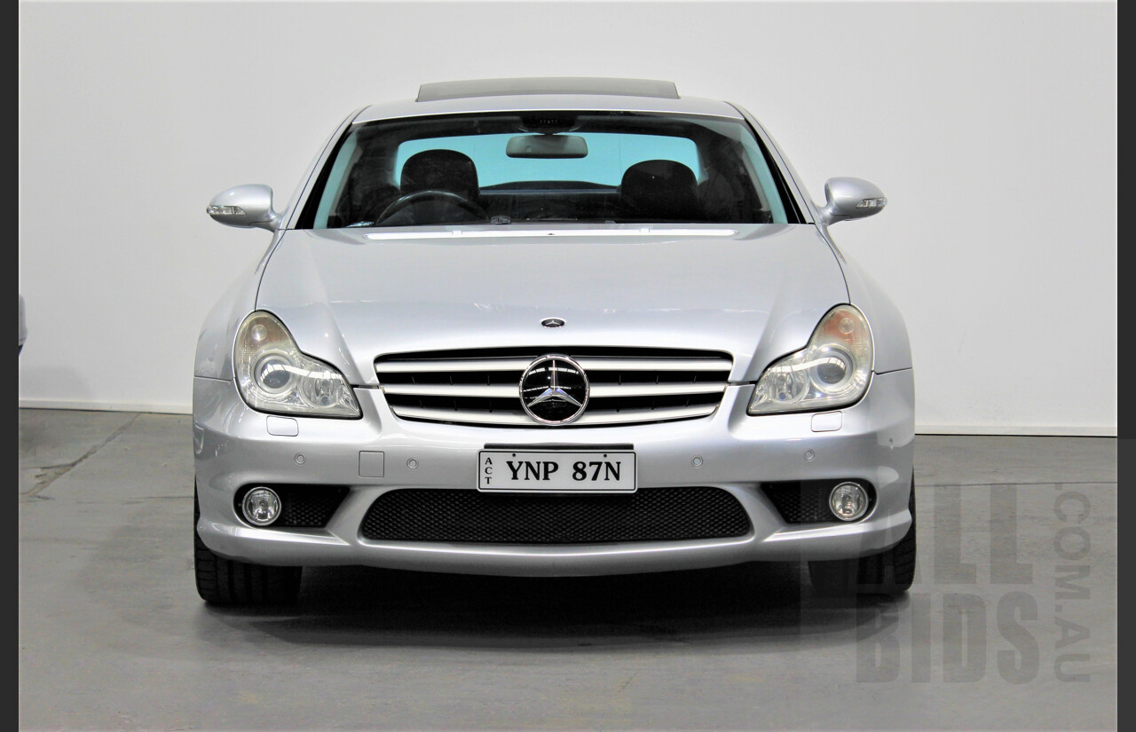 9/2007 Mercedes-Benz CLS 63 AMG 219 4d Coupe Silver 6.2L V8