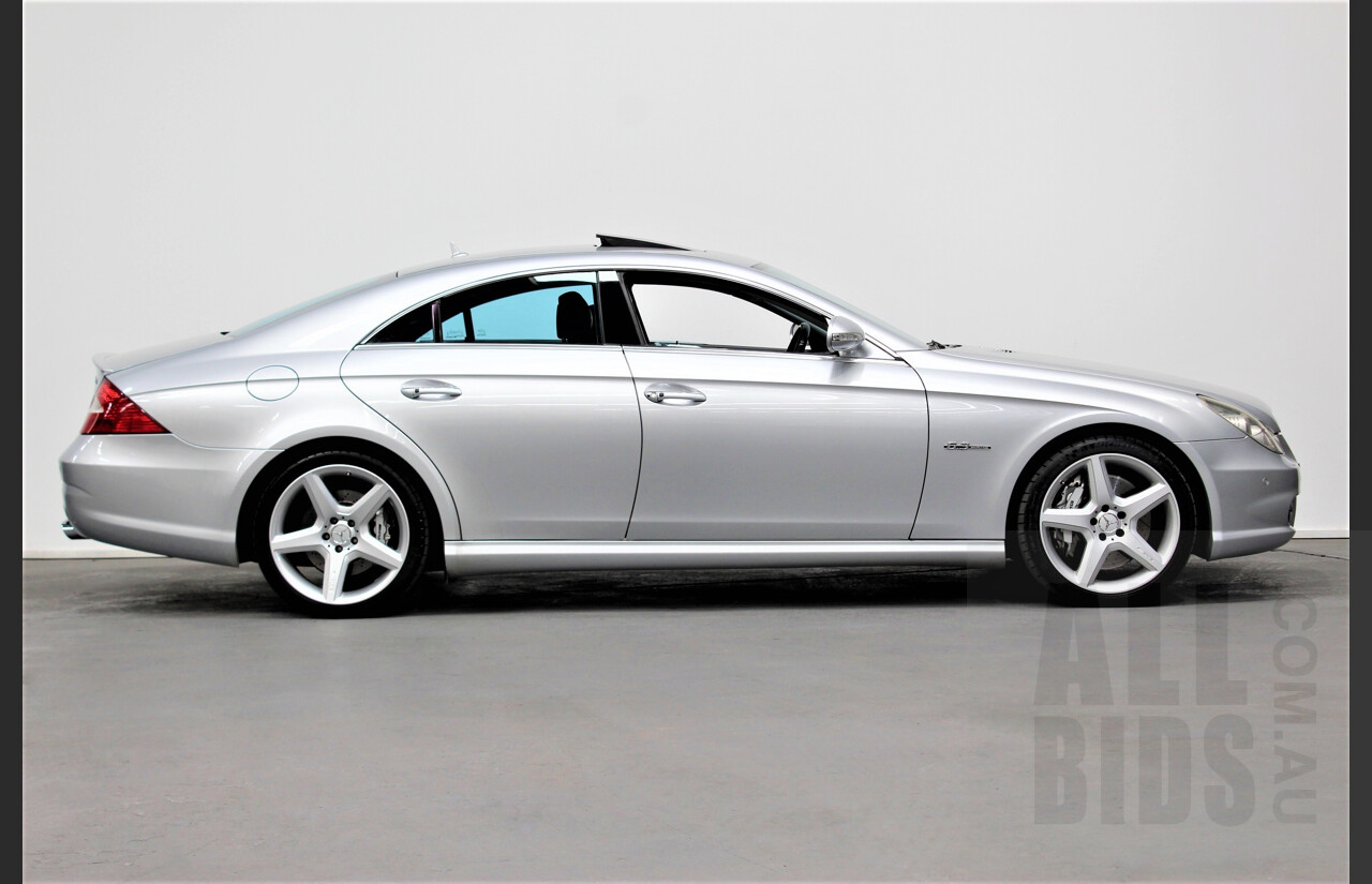 9/2007 Mercedes-Benz CLS 63 AMG 219 4d Coupe Silver 6.2L V8