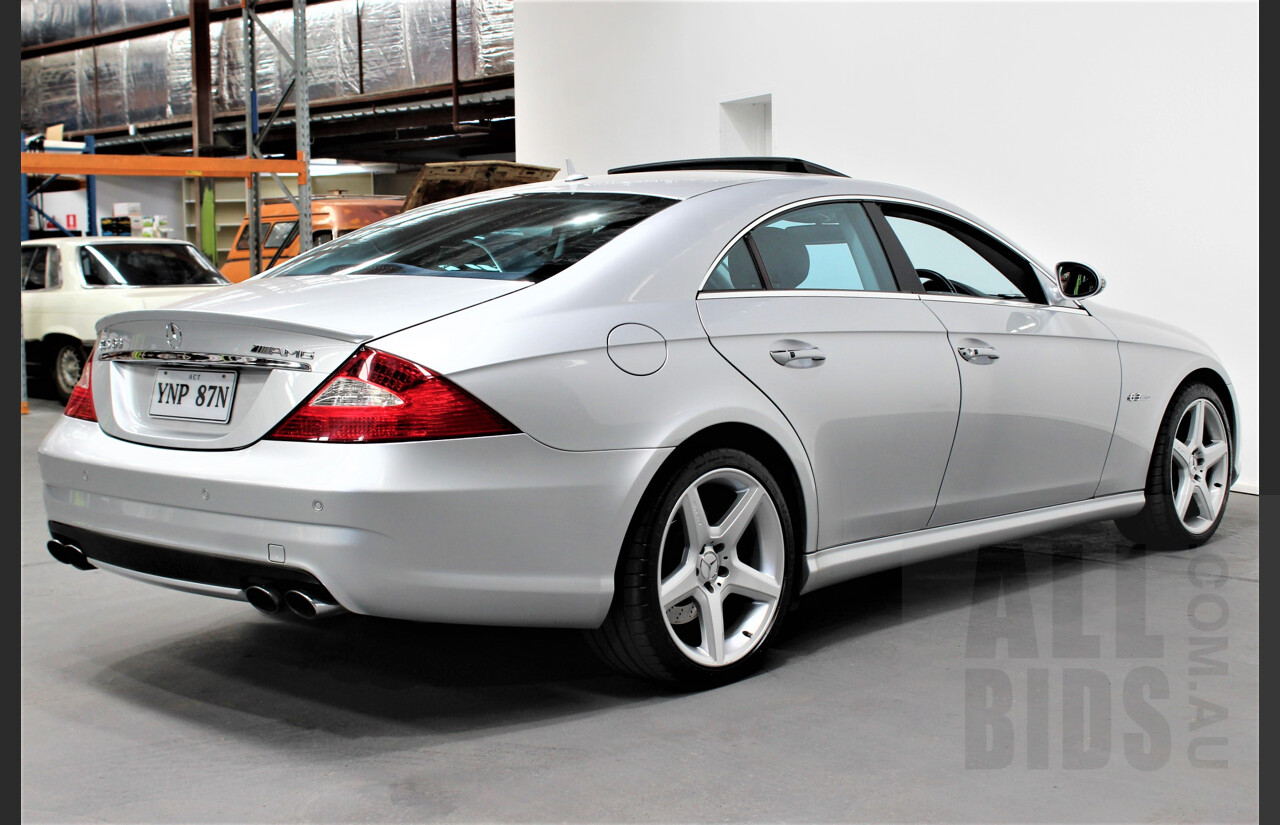 9/2007 Mercedes-Benz CLS 63 AMG 219 4d Coupe Silver 6.2L V8